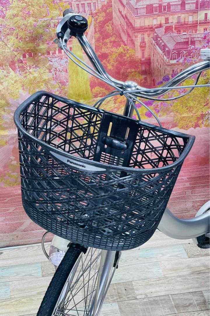 K2896 電動自転車パナソニック ママチャリ 24インチ 8.9Ah送料無料