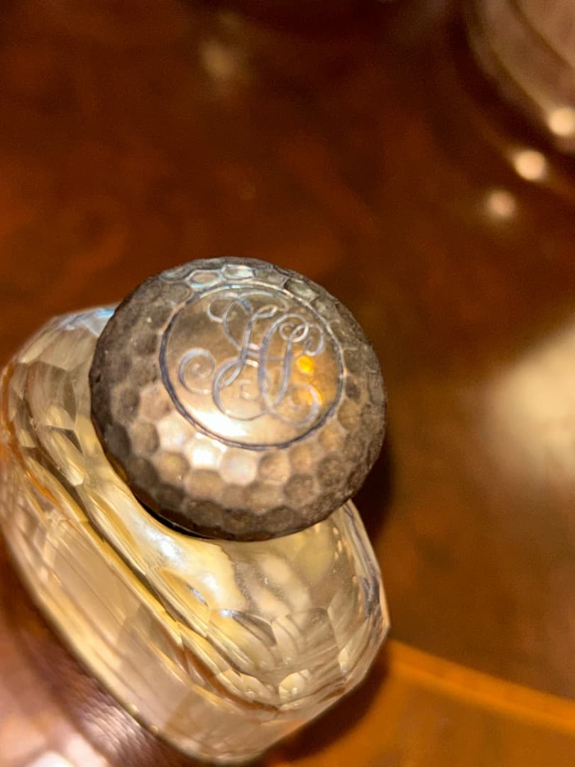 アンティークシルバーフラスク　ヒップフラスク　非常に高額品　　金コーティング