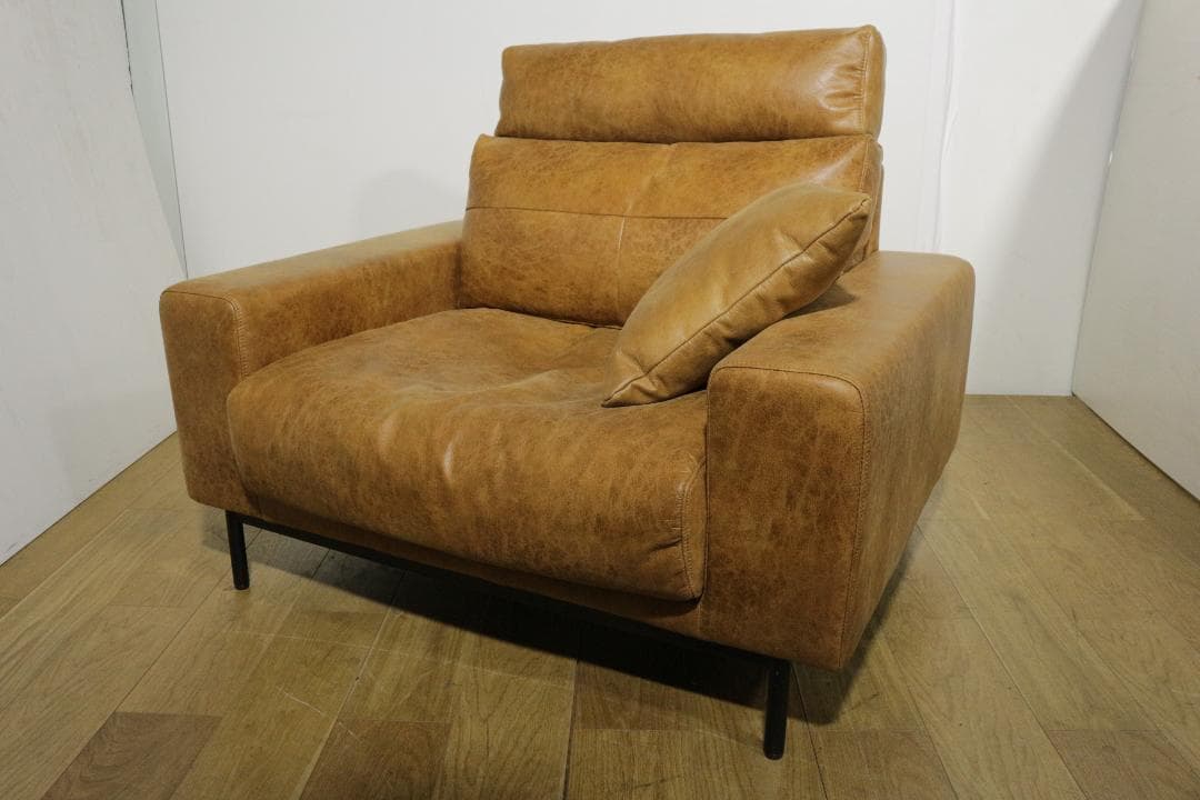 ヤ*ス様 展示美品★クラッシュゲート★プルート＆バレット★１人掛けソファ★関家具