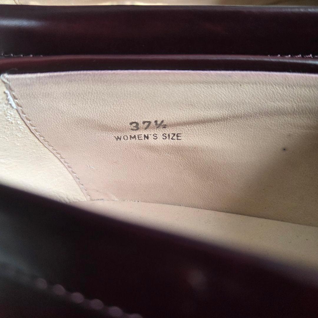 TOD'S タッセルローファー　バーガンディー　24cm