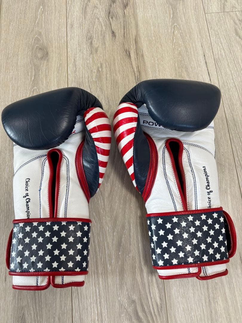 ※美品※ EVERLAST グローブ USAラッピング 14oz