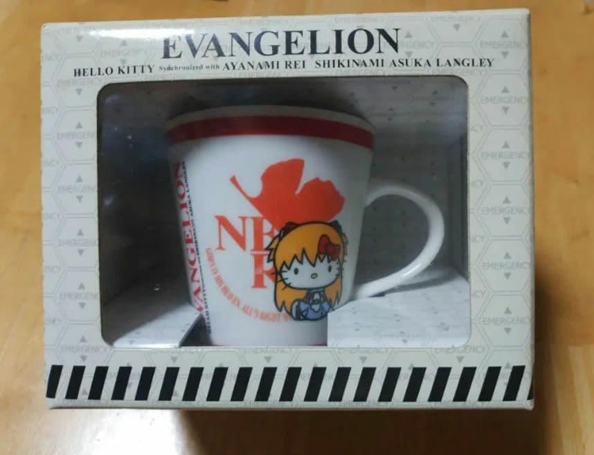 当時物　稀少品■エヴァンゲリオンｘハローキティコラボ　マグカップ