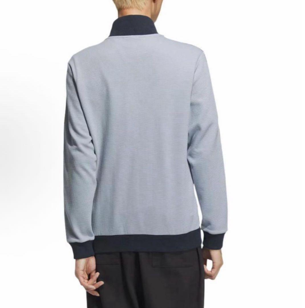 日本未発売2XL Adidas 長袖ジャケット シルバーグレー KB8953