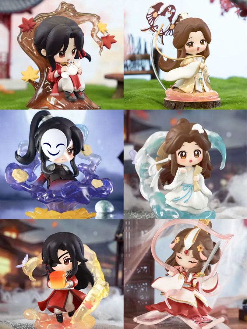 天官賜福 フィギュア6体セット 謝憐 花城 0119 バラ売り可能