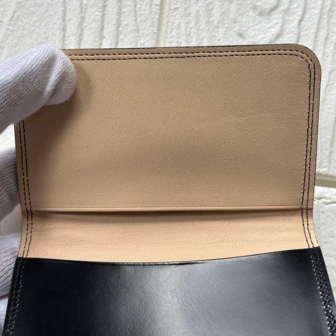 ポーター　PORTER　馬革　レザー　名刺入れ　カードケース　黒　吉田カバン