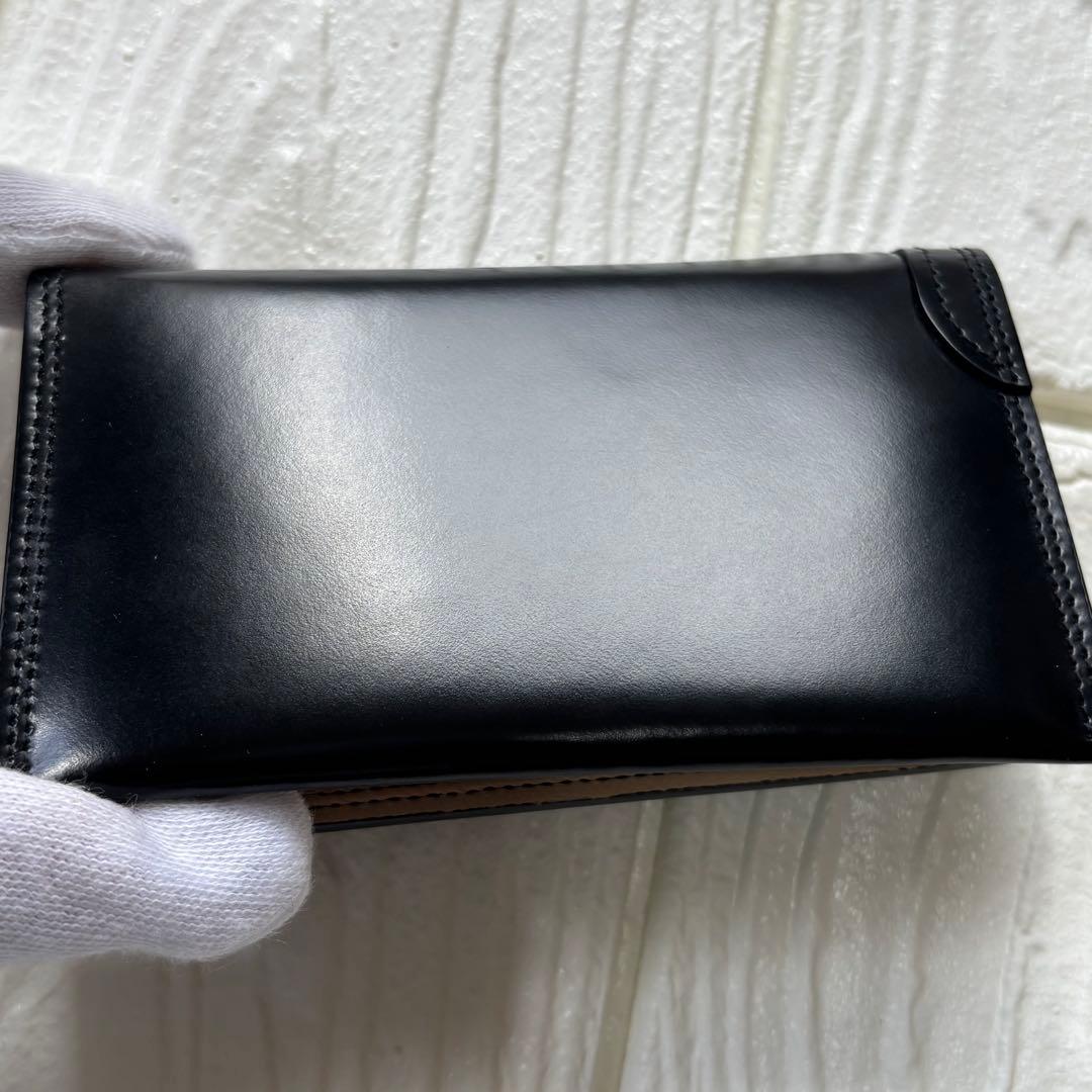 ポーター　PORTER　馬革　レザー　名刺入れ　カードケース　黒　吉田カバン