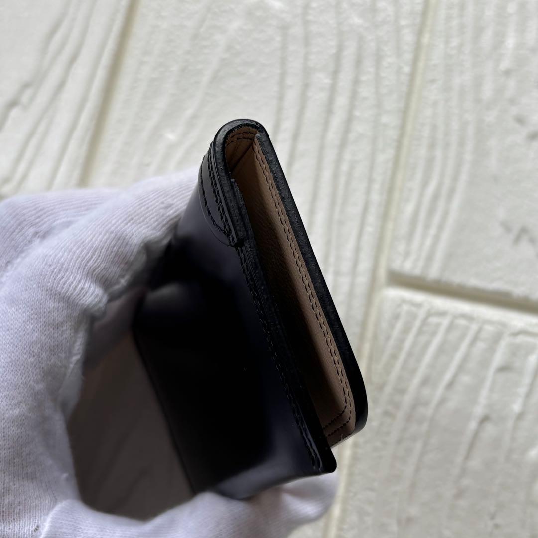 ポーター　PORTER　馬革　レザー　名刺入れ　カードケース　黒　吉田カバン