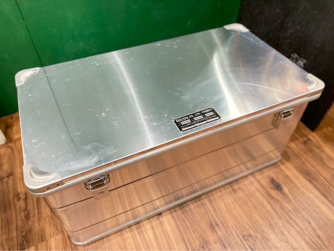 希少 廃盤品 Dulton ダルトン アルミコンテナ Ｌサイズ 旧型コンボイ