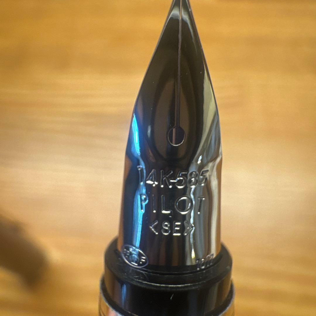 パイロット万年筆エラボーブラウン 極細字軟(SEF) FE-25SR-BNSEF