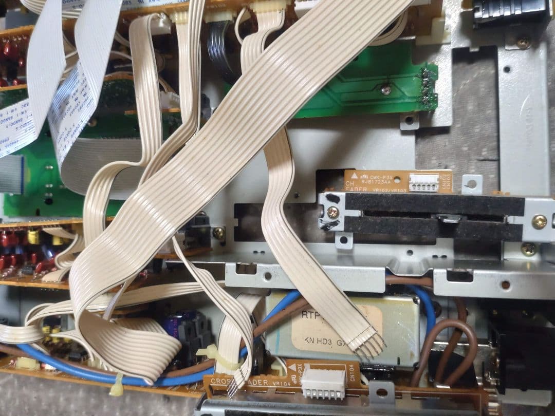 Technics SH-DJ1200 動作確認済み　クロスフェーダー未使用品交換