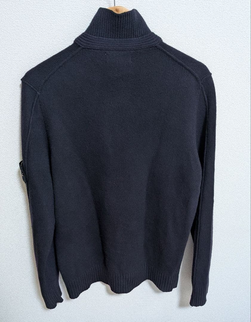 トップス Stone  12AW Harf Zip Knit