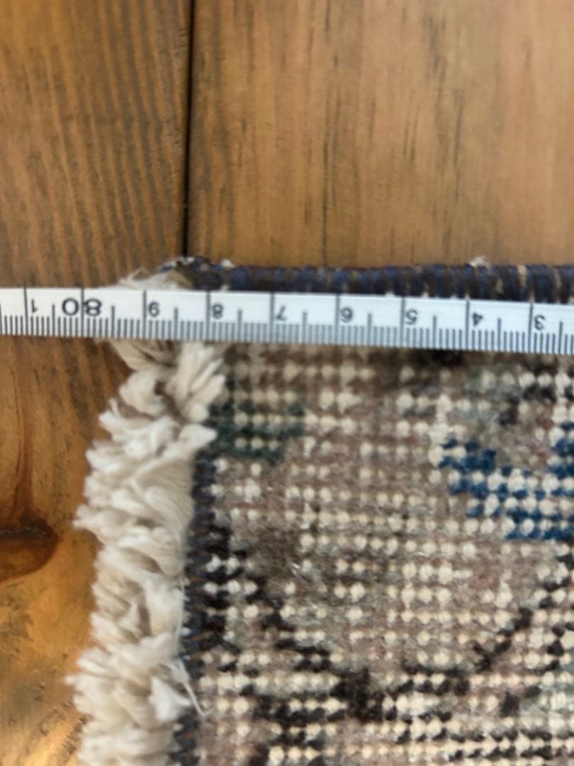 ビィンテージラグ　オーバダイ　トルコラグ