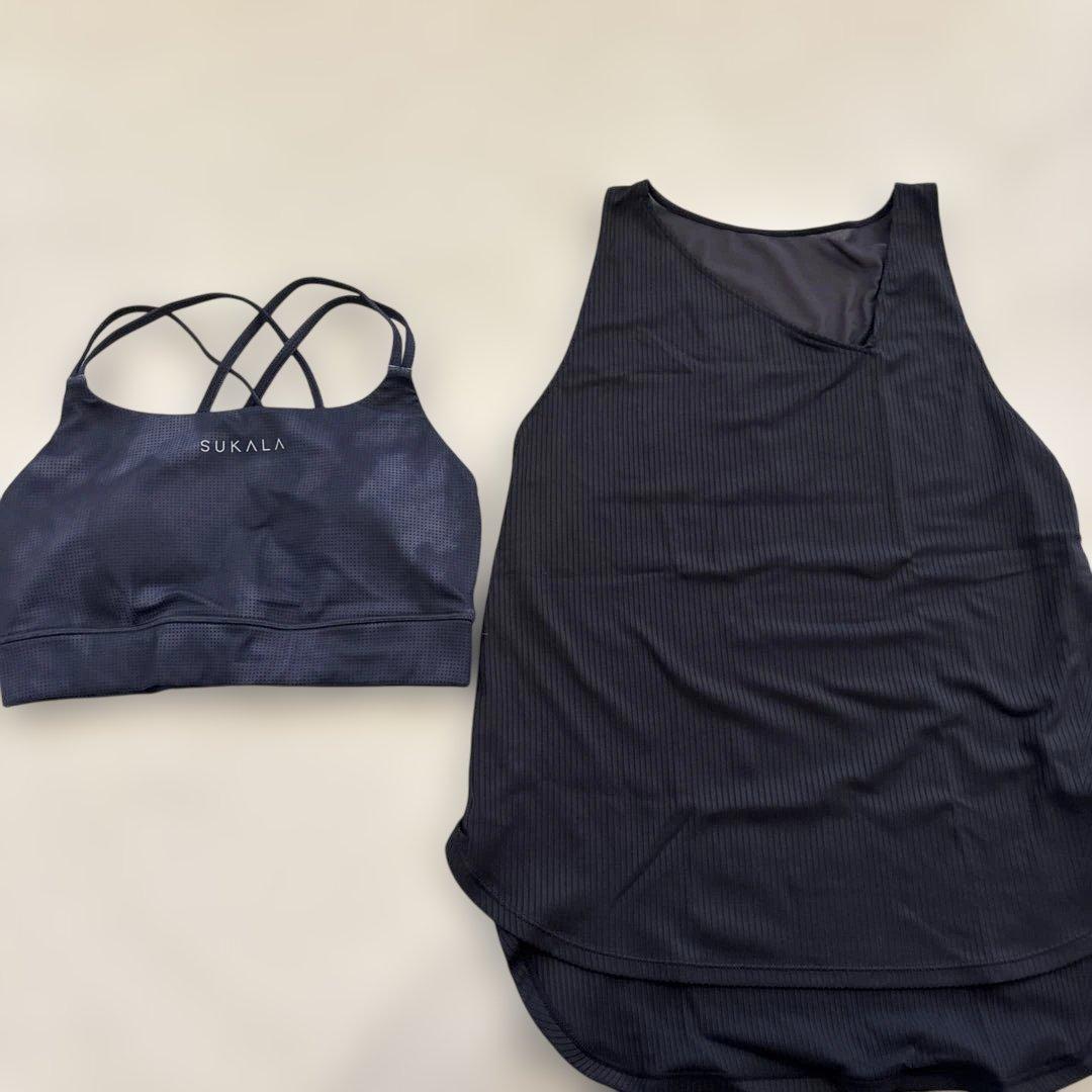 SUKALA ヨガウェア タンクトップとブラトップセット