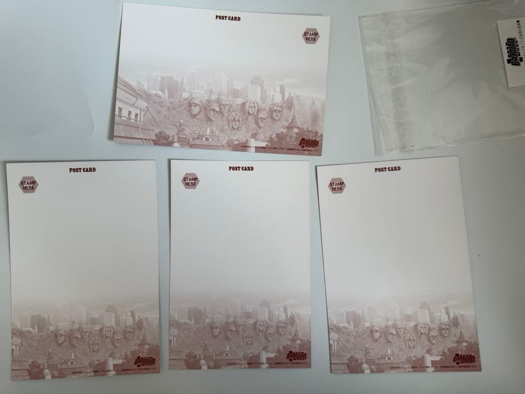 NARUTO BORUTO メモリアルポストカード　家族