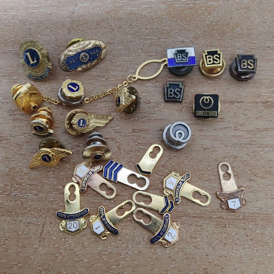 ライオンズクラブ ブリヂストン NTT ピンバッジ 社章