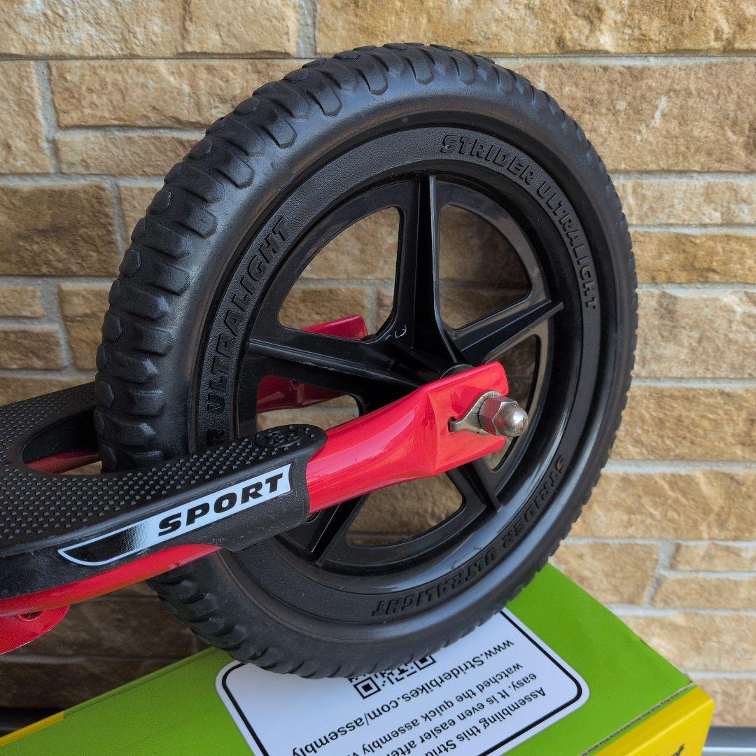 【プロテクター3点セット付】STRIDER ストライダー 12 Sport 赤