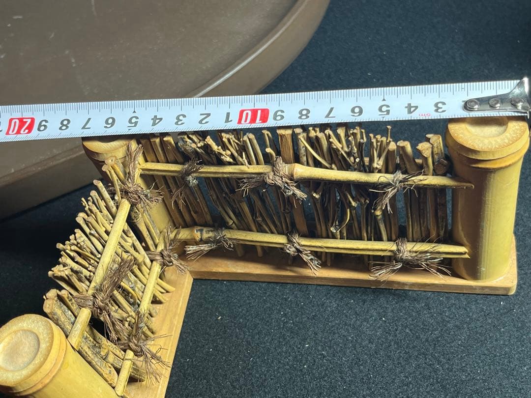 自然石 水石 アートピース 盆栽 朱泥 盆栽 水盤　花道　ミニチュア　4点まとめ