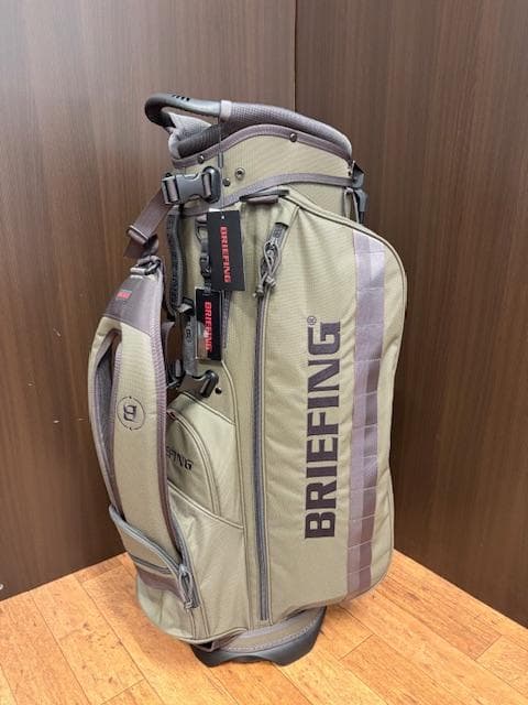 新品 ブリーフィング BRG231D07 CR-4 キャディバッグ カーキ
