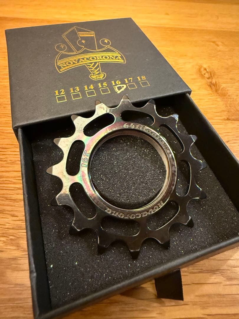 NOVACORONA チタンコグ 16T DLC ピスト 最終値下げ