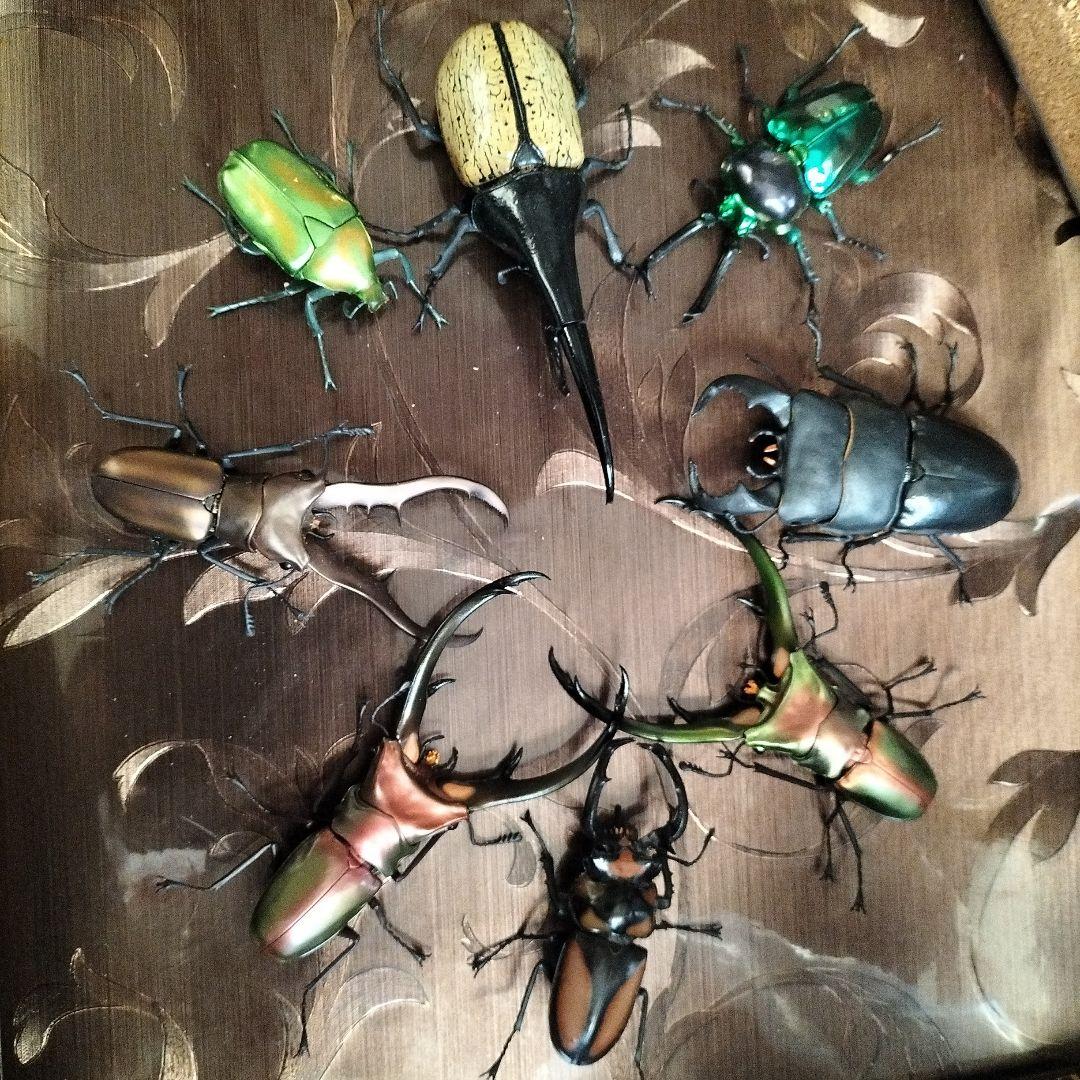 昆虫大図鑑、エラフスホソアカクワガタ、ギラファ等、ヘラクレスオオカブト