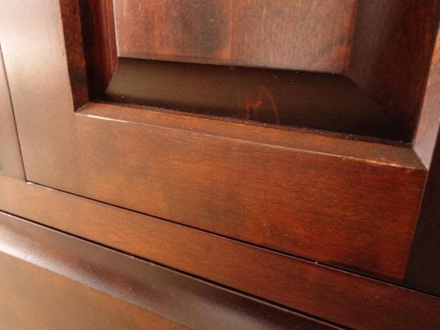 北海道民芸家具　ドレッサー　鏡台　再塗装済　ＵＳＥＤ