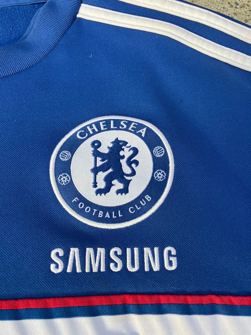 【希少】adidas×チェルシーFC/スウェット/ドリルトップ S