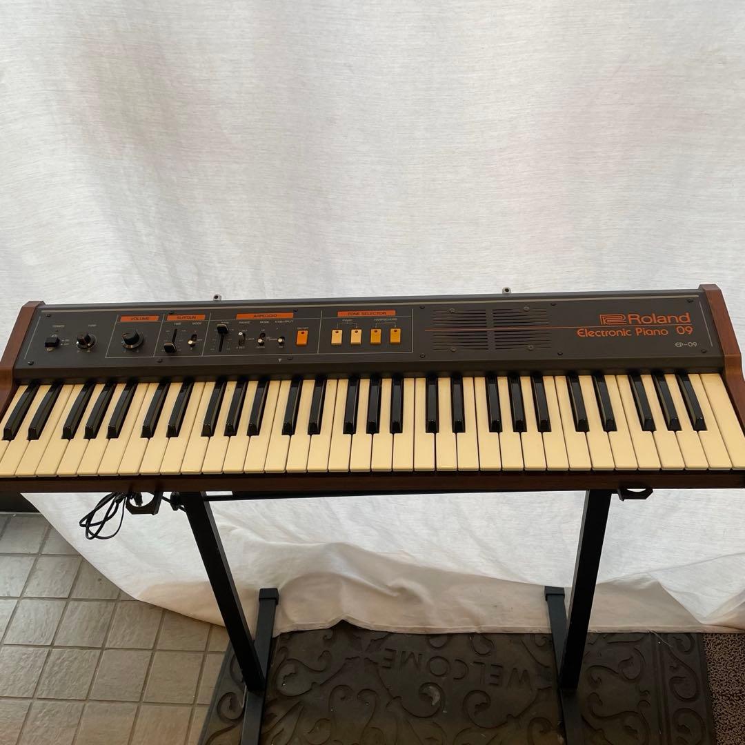 希少 Roland EP-09 電子ピアノ 80s ビンテージ 純正スタンド付