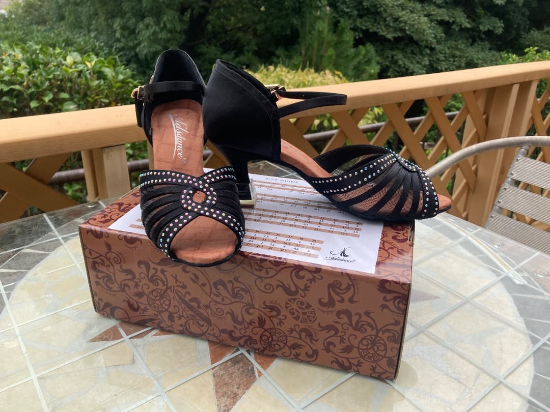 社交ダンス用 兼用シューズ 23cm ヒール6cm