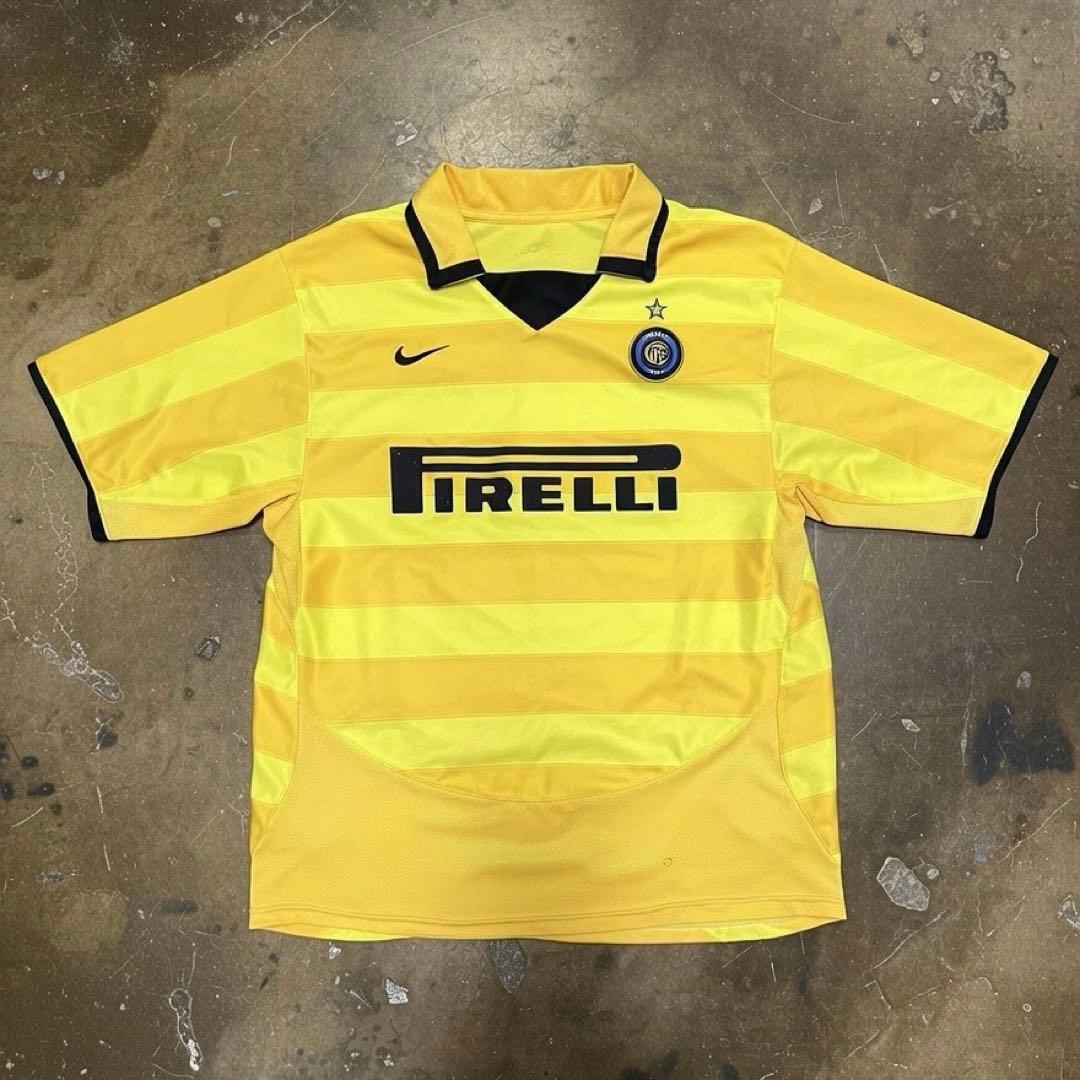 インテル 2003/04 ユニフォーム L ナイキ 日本規格 00s y2k