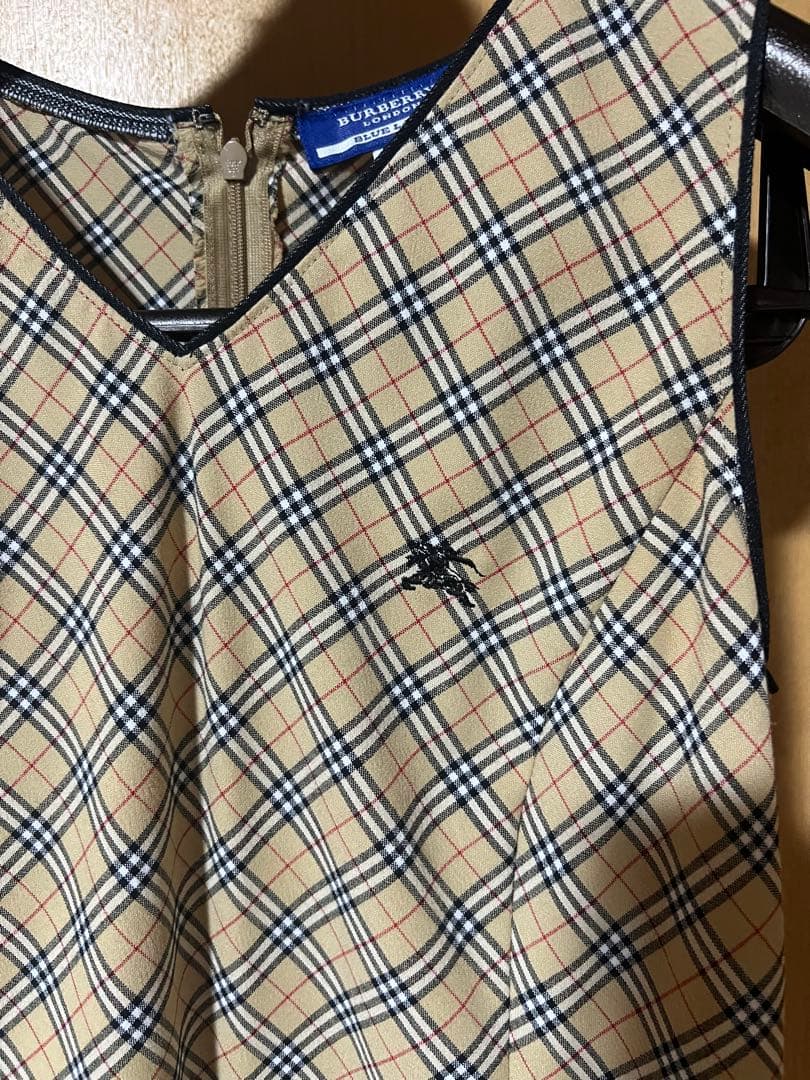 【極美品】BURBERRY ブルーレーベル　ノバチェック柄　ワンピース　38 M