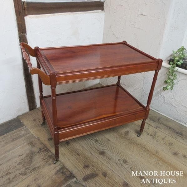 イギリス アンティーク 家具 キッチンワゴン 引き出し・トレー付き 6123e