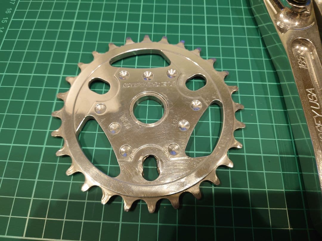 BMXクランクせット Odayssy Black Widow VINTAGE