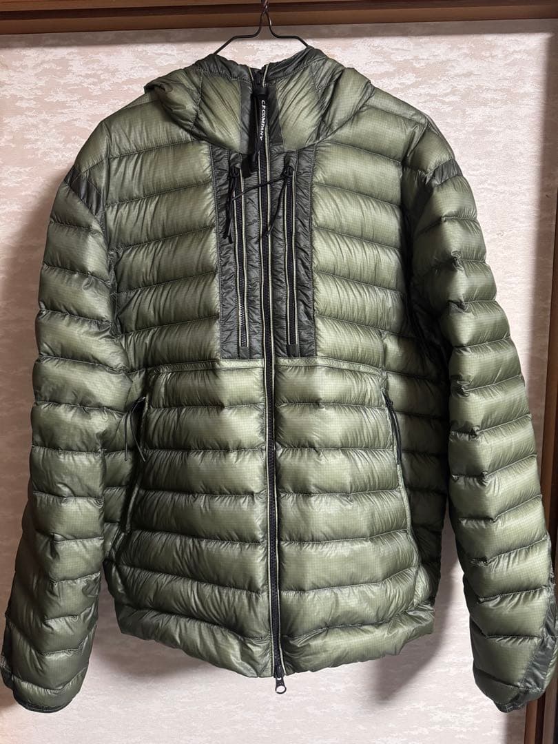 D.D. SHELL GOGGLE DOWN JACKET L グリーン