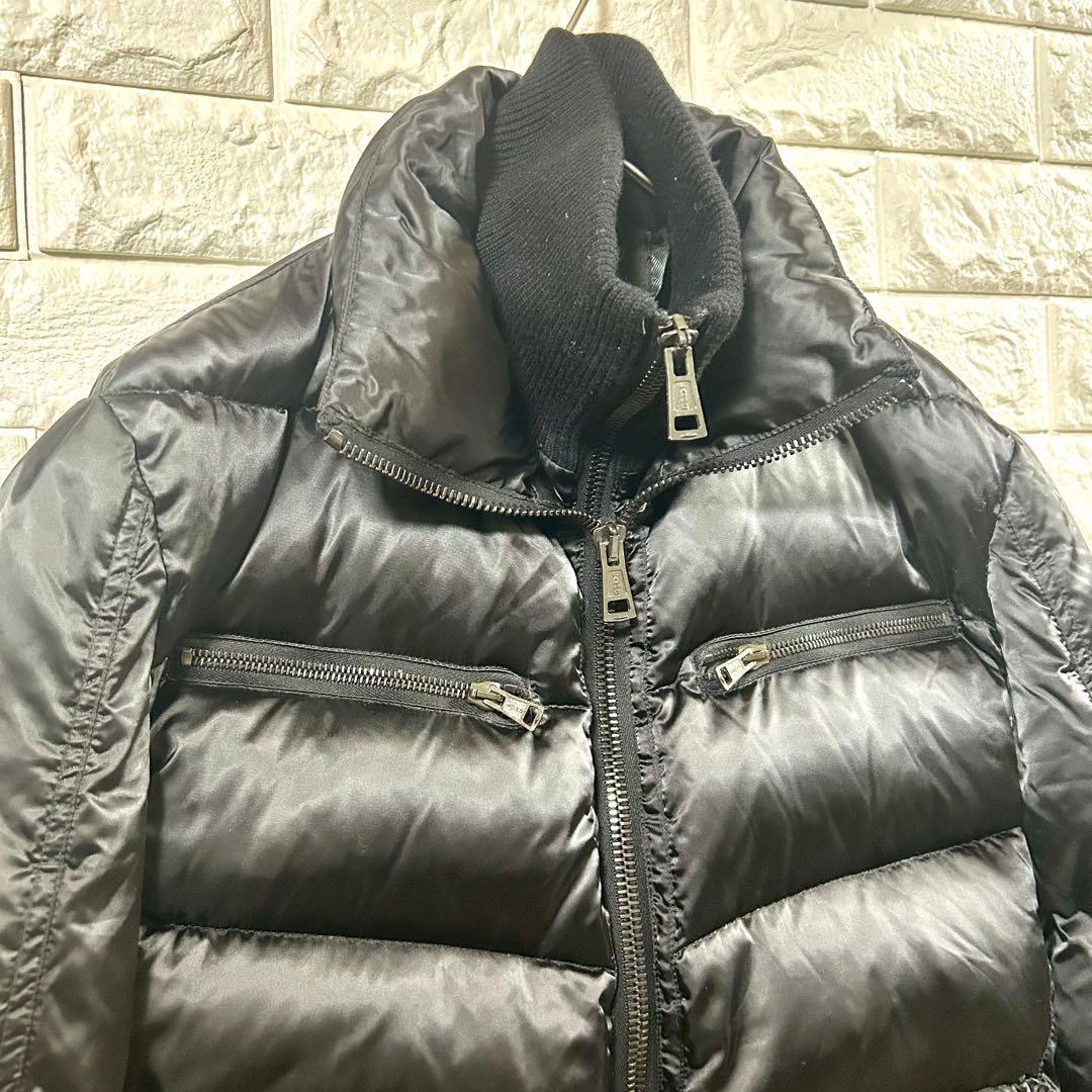 高級　エイケイエム　【M】　レイヤードダウンジャケット　ダブルチャック　ポケット