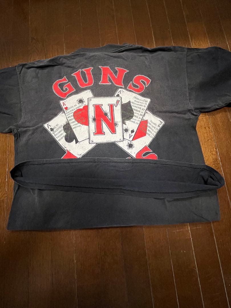 1991年GUNS N' ROSES ガンズロックT ツアーT ブロッカム