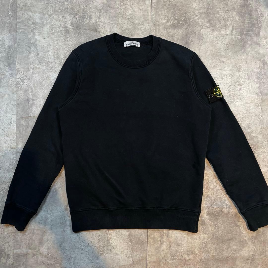 STONE  クルーネックスウェット ワッペンロゴ Mサイズ
