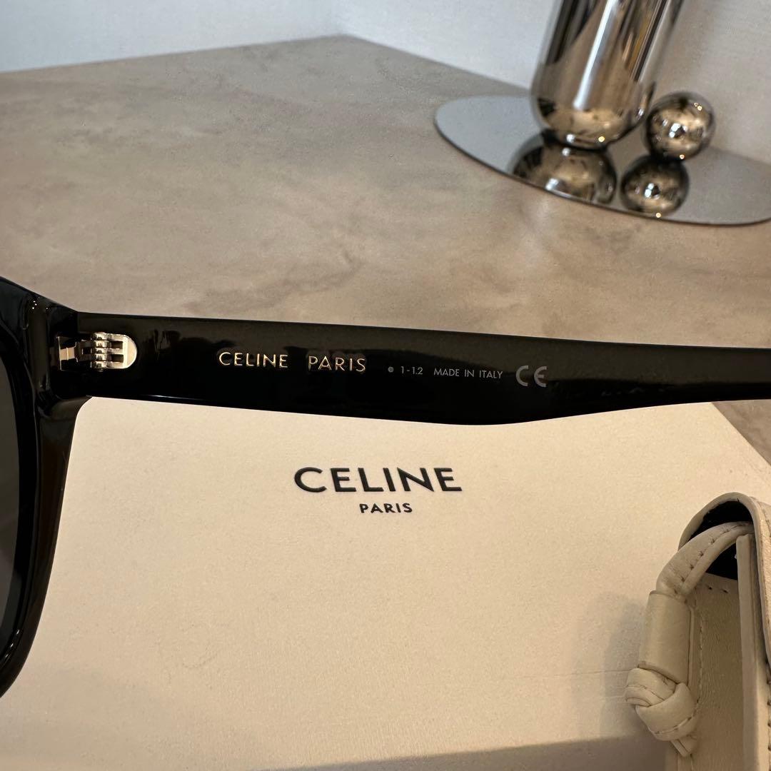 【超美品】CELINE ブラック スクエア サングラス