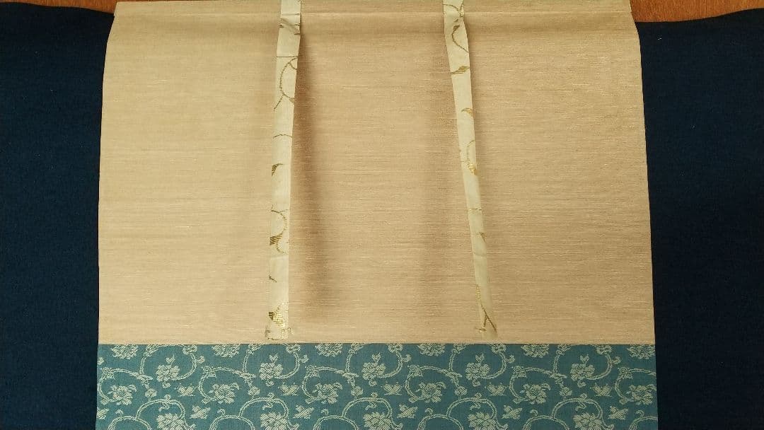 戸田北遙 蔦に小禽 キツツキ 啄木鳥 絹本肉筆掛軸 共箱 師翠嶂