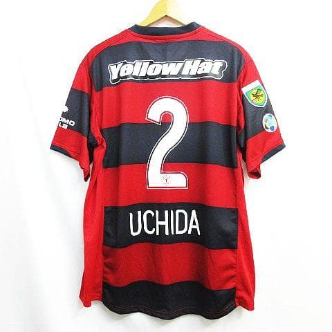 希少 鹿島アントラーズ 2008 ユニフォーム 内田篤人 背番号2 X
