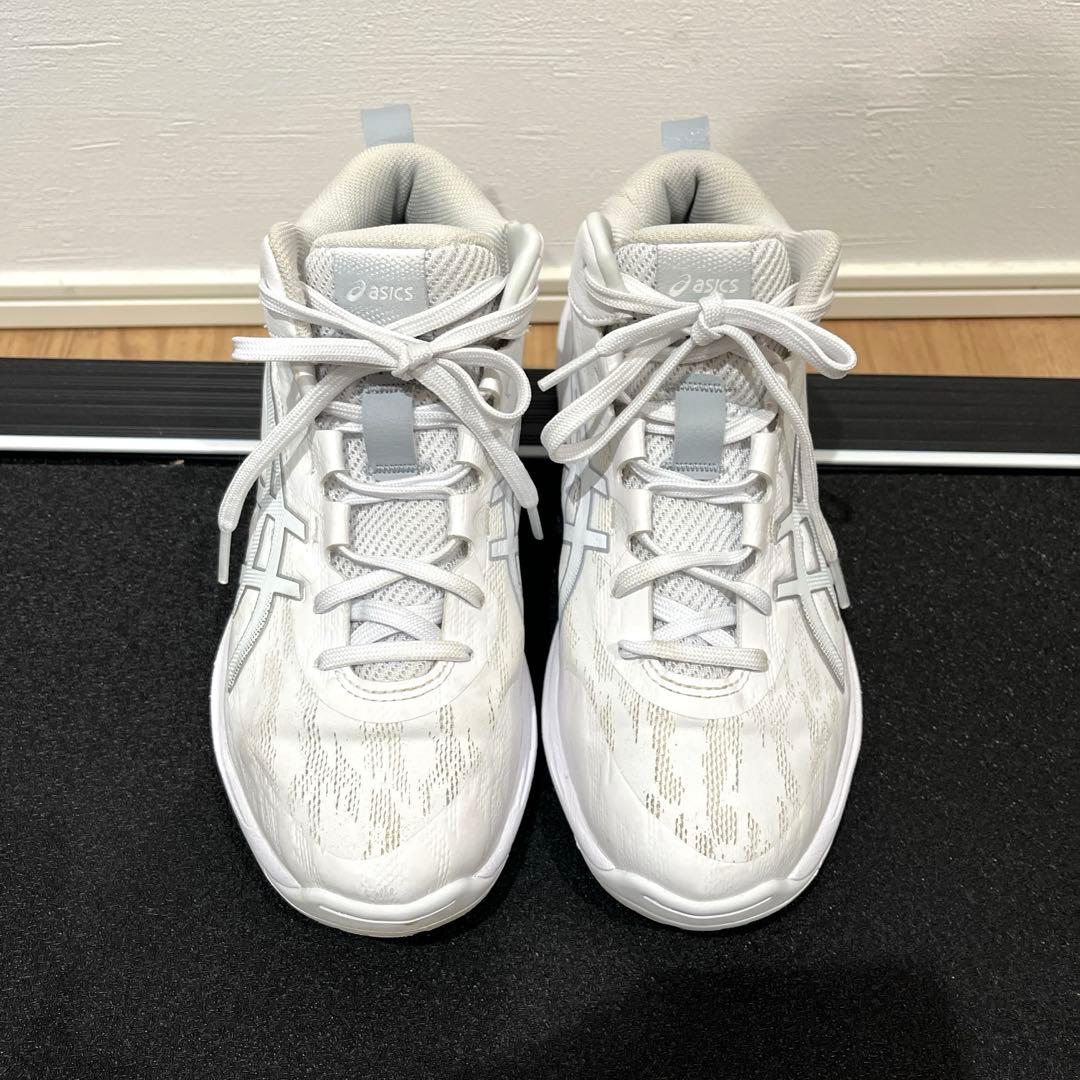 アシックス　バッシュ　25.5 GELHOOP メンズ　レディース　ホワイト