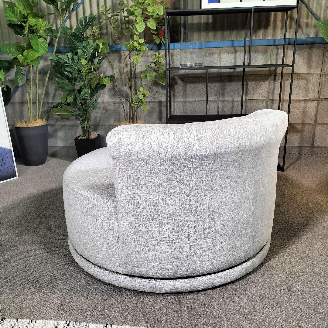 大*0様 回転 ソファ 直径100cm モデルルーム展示品(355)