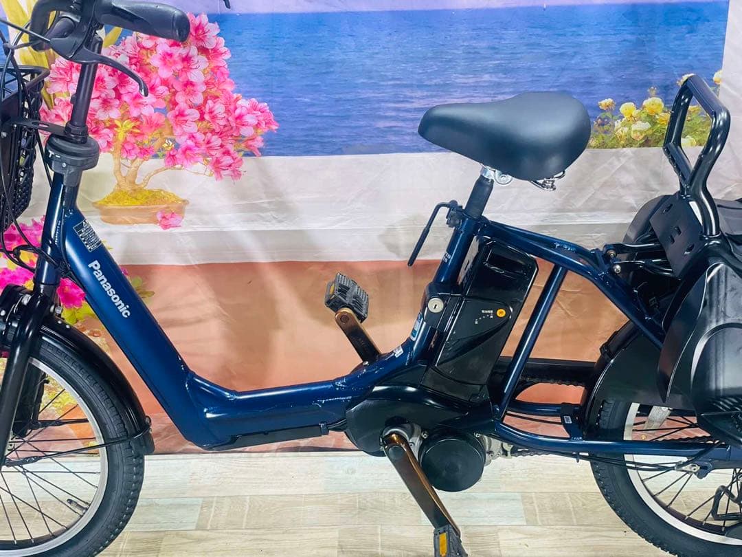 ギュットアニーズ⭐️13AH！パナソニック子供乗せ電動アシスト自転車Y3187