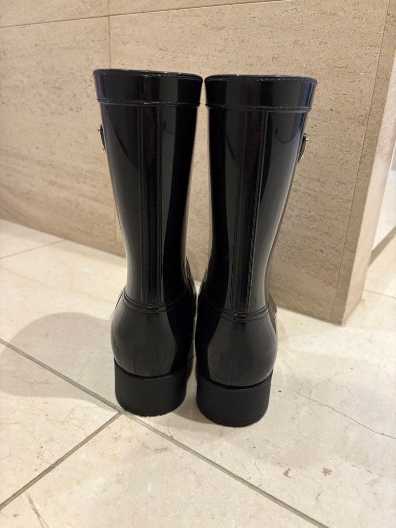 美品　PRADA プラダ レインシューズ　ブーツ　38