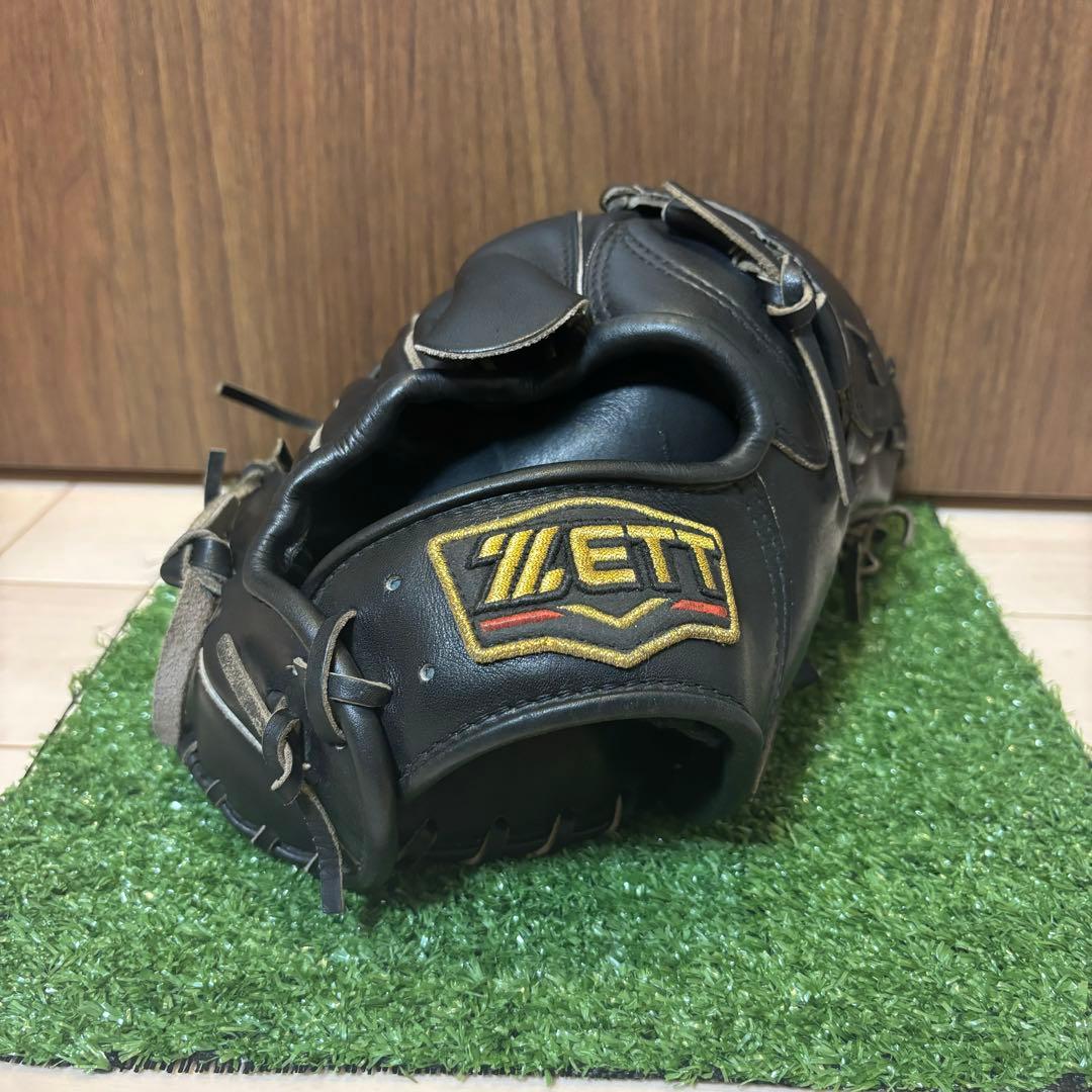 ZETT プロステイタス 投手用グローブ 軟式 ブラック