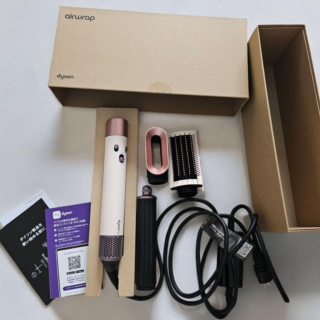 dysonヘアスタイラー カールドライヤー Airwrap セラミックピンク