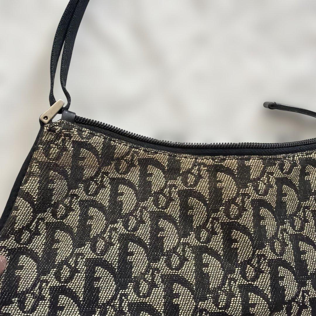 ディオール dior トロッター 黒 ハンドバッグ