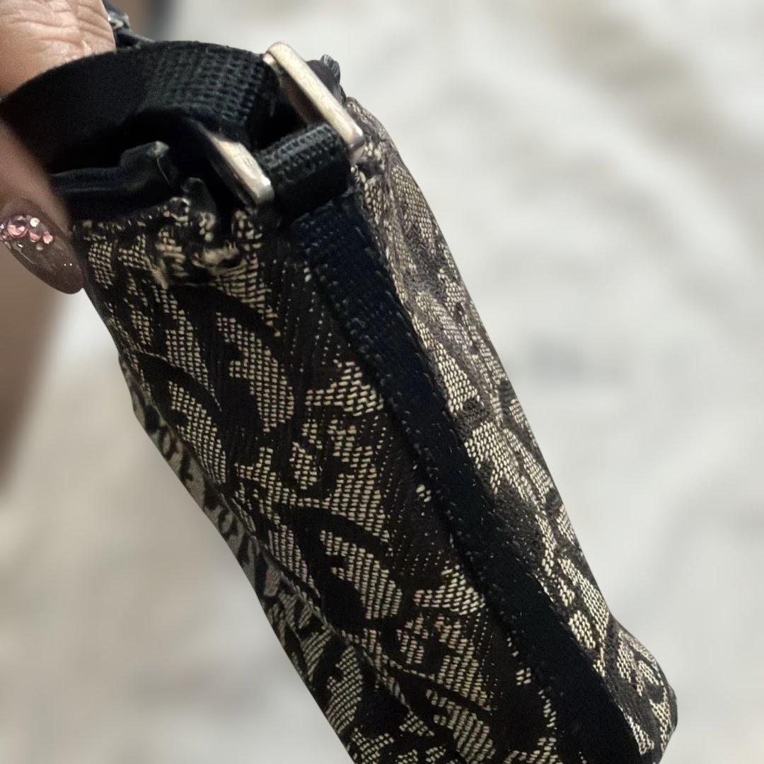 ディオール dior トロッター 黒 ハンドバッグ