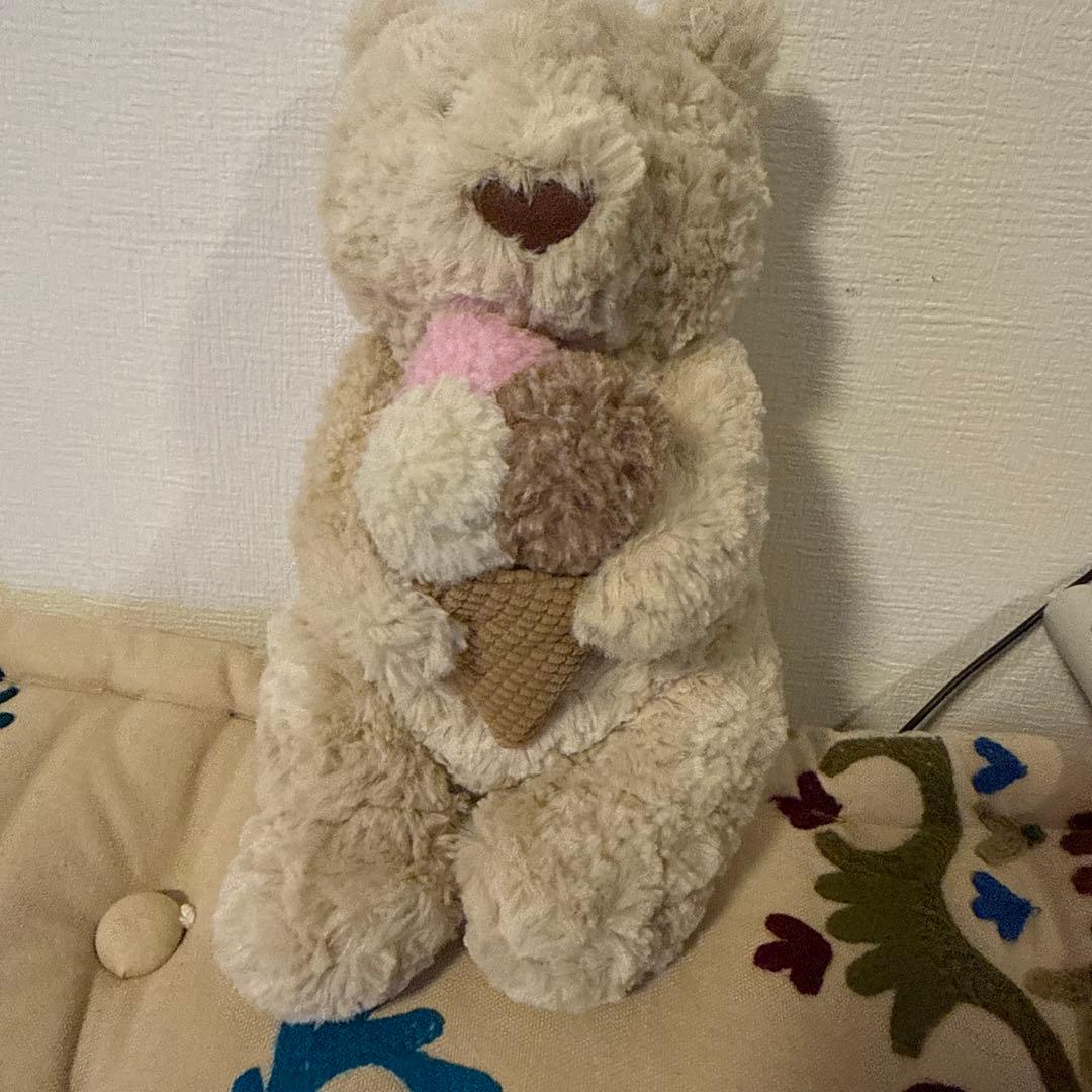  アイスクリームクマ ぬいぐるみ