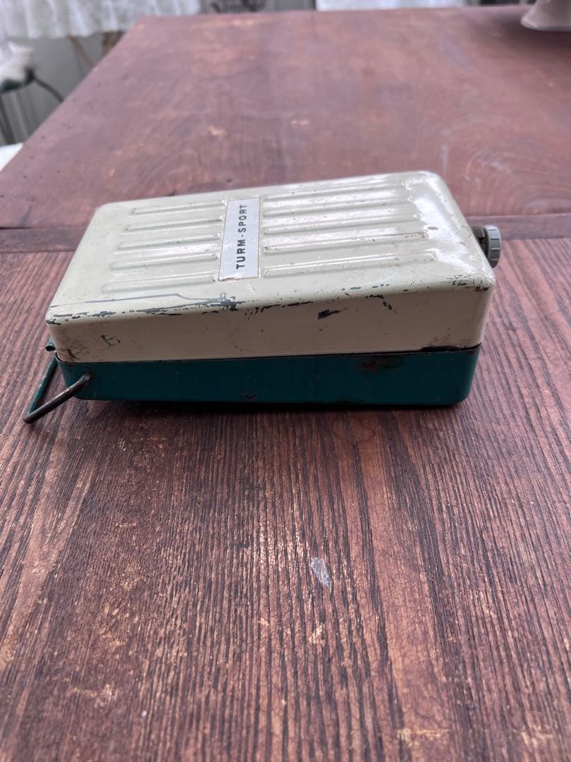 1970年代の西ドイツ製、タームスポーツ。携帯用サイレント、アルコールバーナー。