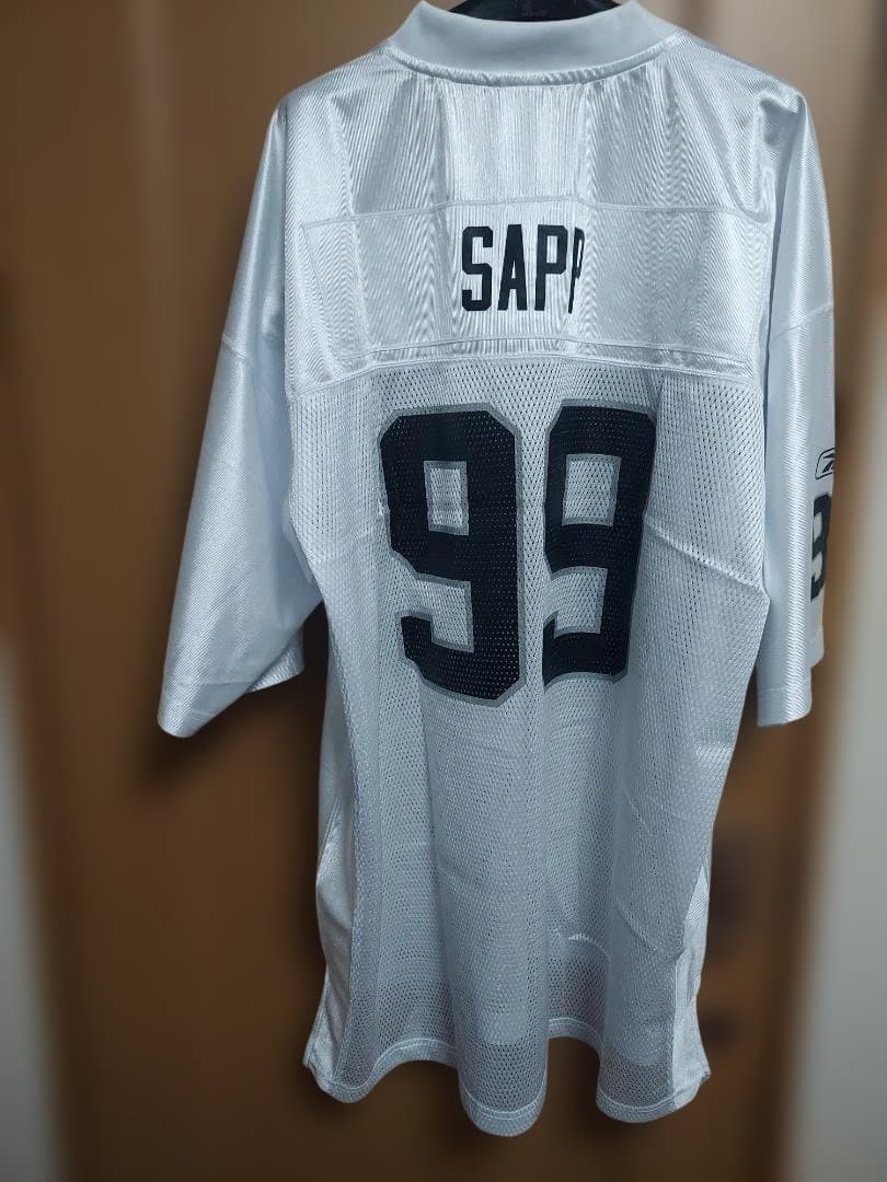 WarrenSapp #99 Reebok On-Field 白ジャージ 2XL